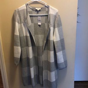 NWT LOFT long open cardigan